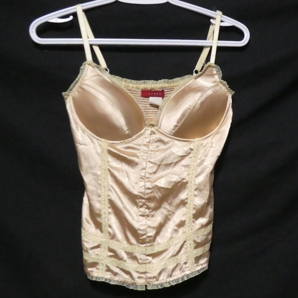 CERES | small | 100% Silk | Corset | Hook and Eye Fastened Front